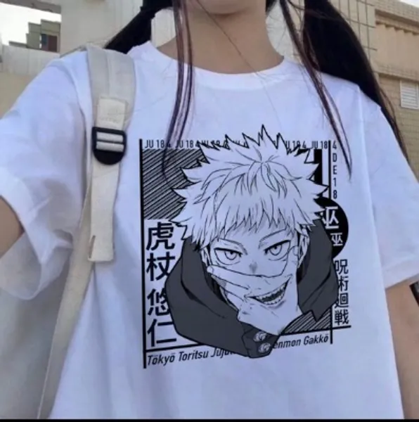 Jujutsu Kaisen Shirt Megumi Fushiguro Japanese Anime Otaku | Etsy
