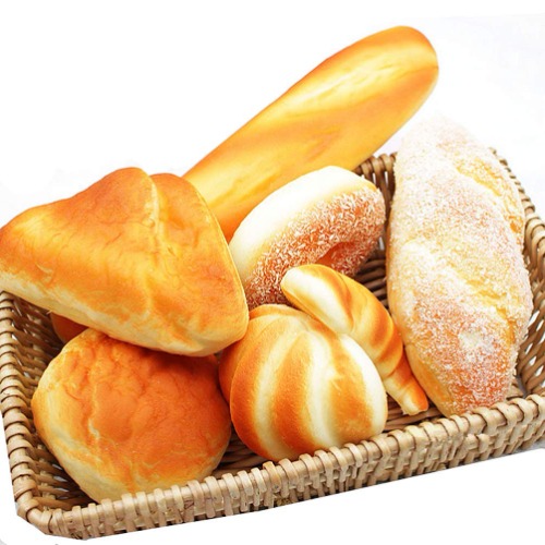 Hynbase 7 Pieces Pack Fake Cake Simulation Breads Set
