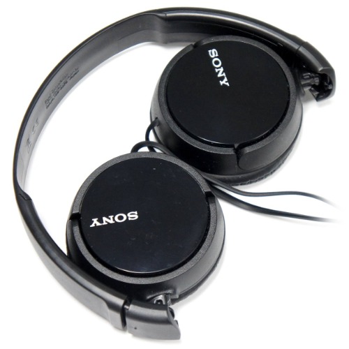 Sony ZX110 Over-Ear Dynamic Stereo Headphones (Black) - No Mic Standard Packaging