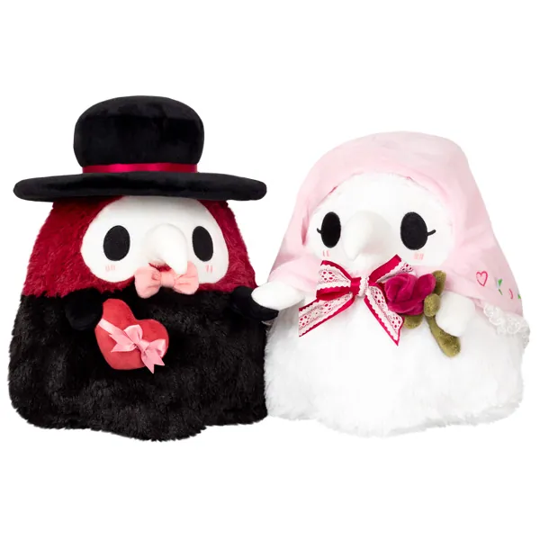 Mini Squishable Valentine's Plague Doctor & Nurse Set