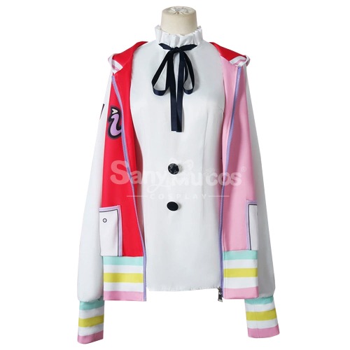 【In Stock】Anime One Piece Cosplay Uta Cosplay Costume - long sleeve / XL