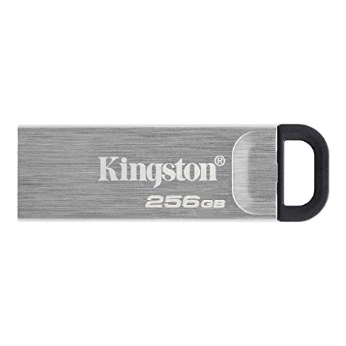 Kingston DataTraveler Kyson USB 3.2 Flash Drive 256GB - Gen 1 with Stylish Capless Metal Case - 256 GB