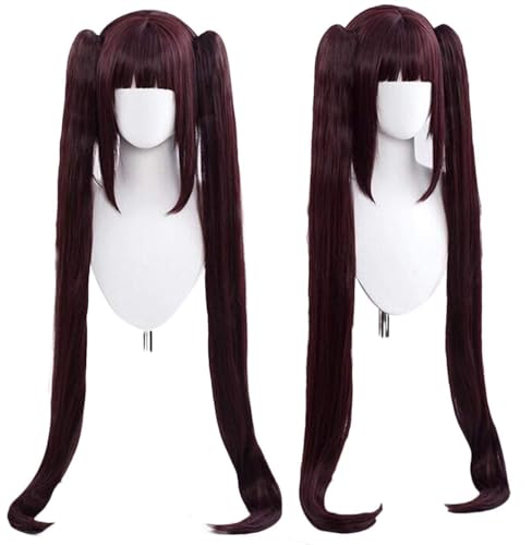 Throne | Sei Niku | Anogol Wig Cap+Dark Brown Pigtails Wigs Brown ...