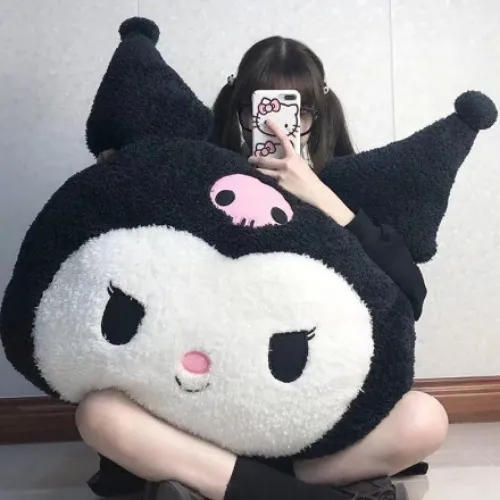 Oversized Kuromi Sanrio Plushie 