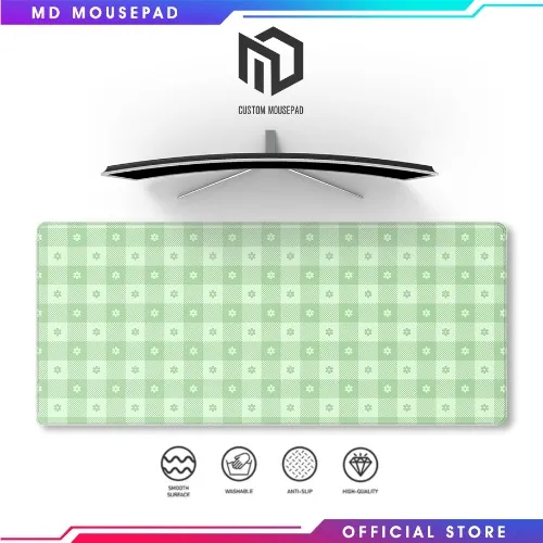 Mint Flowers MD Mousepad