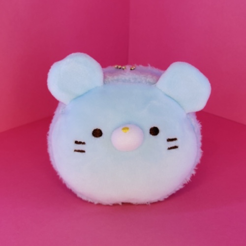 Macaron Plush Keychain - Mouse