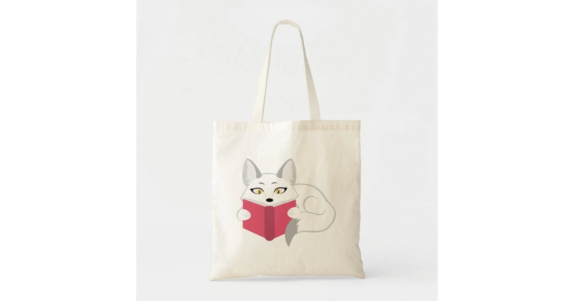Reading Fox Tote Bag | Zazzle