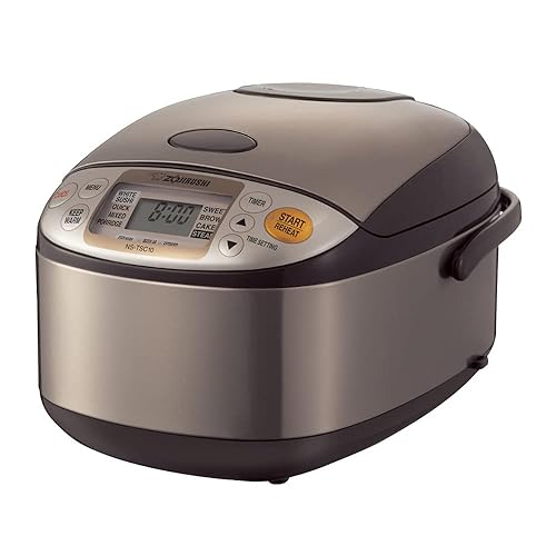 Zojirushi NS-TSC10 5-1/2-Cup (Uncooked) Micom Rice Cooker and Warmer, 1.0-Liter - 5.5 cups - Rice Cooker