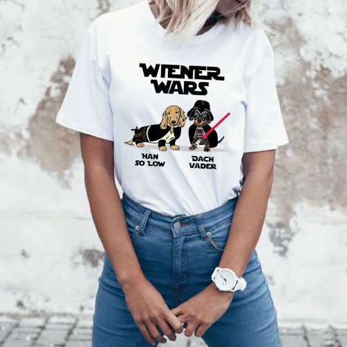 Wiener Wars T-shirt for Women - M