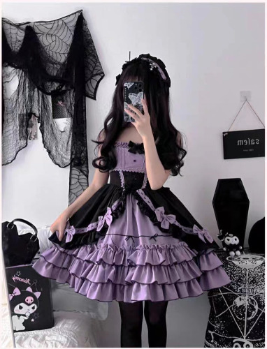 Pastel Goth Maiden Dress - M
