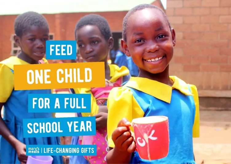 Mary’s Meals, Feed a child for a whole school year