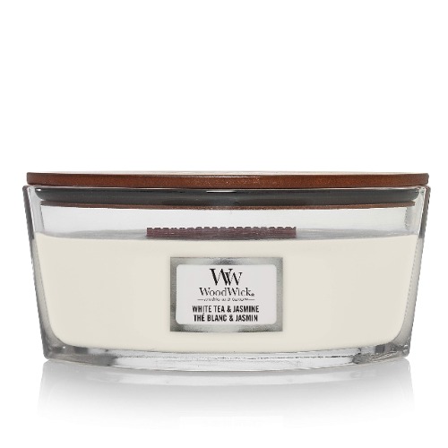 WoodWick HEARTHWICK Hearthwick Large White Tea & Jasmine Whitetea & JASMIN Aroma Candle [Parallel Import]