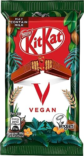 Kit Kat 4 Finger Vegan Milk Chocolate Bar 41.5g - 5 Pack