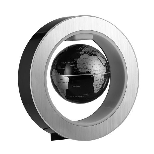 Magnetic Levitating LED Globe - Black