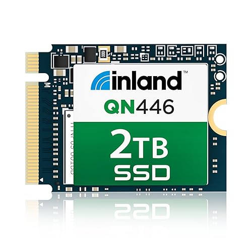 INLAND QN446 2TB M.2 2230 SSD PCIe Gen 4.0x4 NVMe Internal Solid State Drive Gaming Internal SSD, Compatible with Steam Deck, ROG Ally Mini PCs - 2TB - 2230