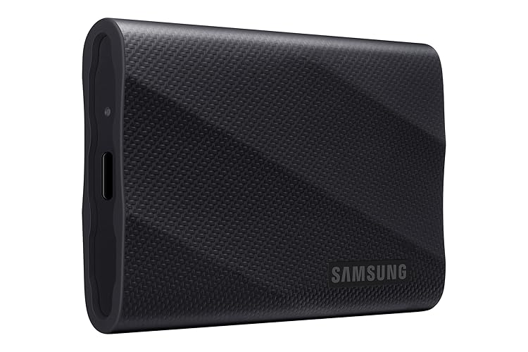 SAMSUNG T9 Portable SSD 4TB, USB 3.2 Gen 2x2 External Solid State Drive, Seq. Read Speeds Up to 2,000MB/s for Gaming, Students and Professionals,MU-PG4T0B/AM, Black (Pack of 1) - Black - 4TB