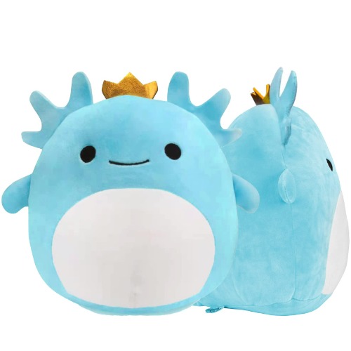 Axolotl Stuffed Animal Plush Toy,Super Soft Axolotl Plush Pillow Doll Lumbar Back Cushion,Gift for Kids Boy Girls Birthdays,Halloween,Christmas(20cm/7.87")