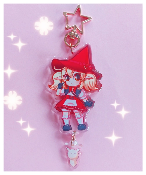 Klee - Double Charm Keychain