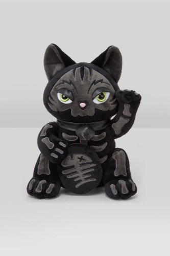 Maneki-Neko: Dark Rift Plush Toy | Onesize / Black / 100% Polyester