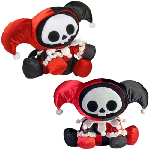 Toynami - Skelanimals Plush - 12" DC Comics Girls Of Gotham City Harley Quinn Marcy The Monkey