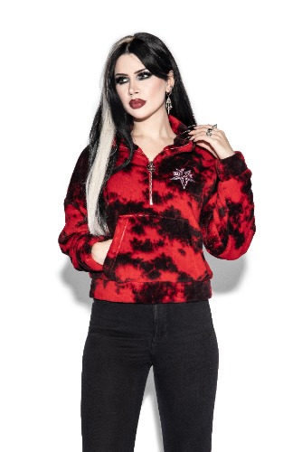 Spirits Of The Dead - Blood Moon Women's Zip Pullover | 3XLarge