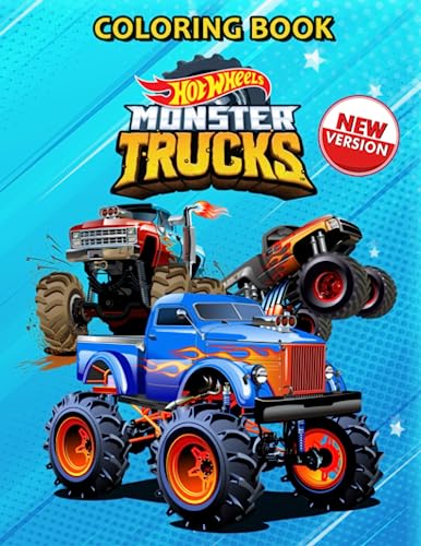 Monster Trucks Colouring Book