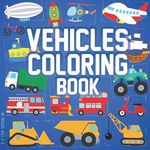 Vehicles Colouring Book