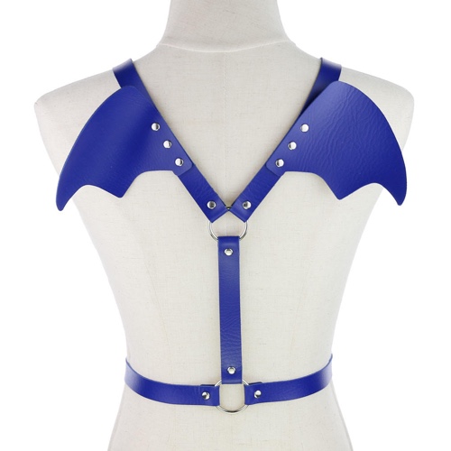 Angel Wings Body Harness Belt - Blue