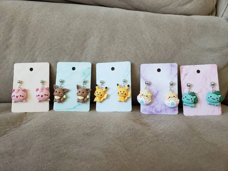 Chibi Pokemon Earrings