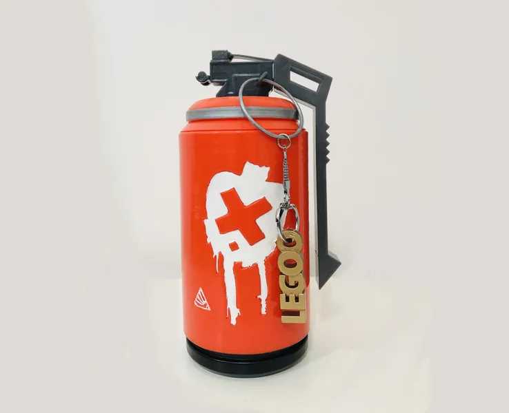 Valorant Raze Bomb Sport Shaker & Water Bottle / 3D Printed / Valorant Game Cosplay /
