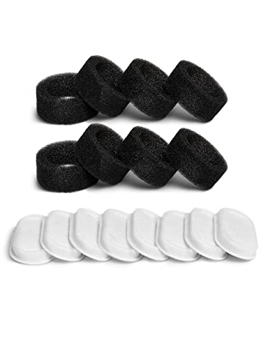 PETLIBRO 4/8 Packs Replacement Filters for Stainless Steel Cat Water Fountain PLWF003 & PLWF006, 2/4 Months Set of Replacement Filters fot Pet Water Fountain Stainless Steel - 8 Pack Replacement Filters