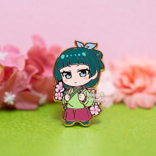 Maomao and Jinshi Hard Enamel Pin - Maomao / [A Grade] / Simple Rubber Back