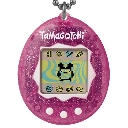 Pink Glitter Shell Tamagotchi