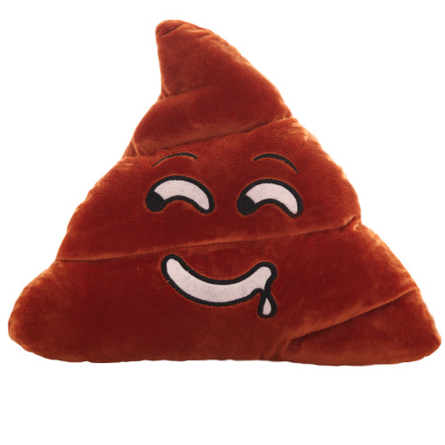 Poop Emoji Cushion (9 VARIANTS, 3 SIZES) - Drooling / 10″ / 25 cm