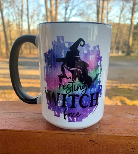 Resting Witch Face - 15 ounce Ceramic Mug | Default Title