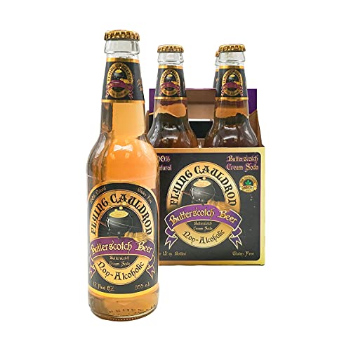Flying Cauldron Butterscotch Beer 12 Oz 4 Bottles