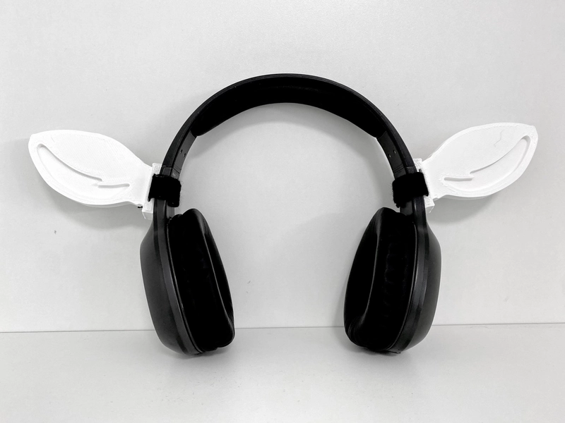 Sheep Ears for Headphones, Headset & Cosplay Props.  Twitch Streamer Gaming Headset Attachment