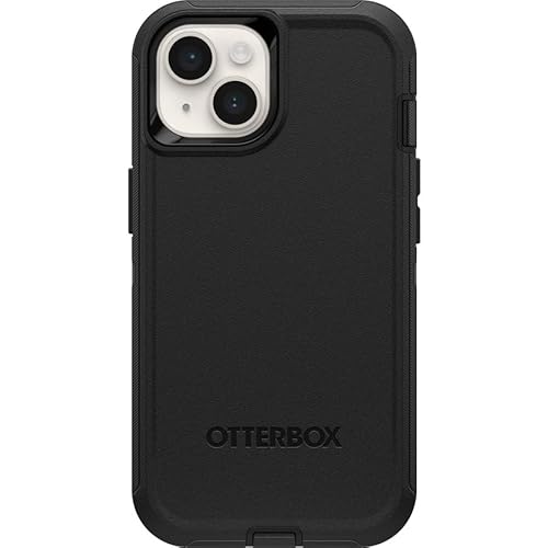 OtterBox iPhone 14 & iPhone 13 (Only) - Defender Series Case - Black - Case Only - Rugged & Durable - with Port Protection - Non-Retail Packaging - Black