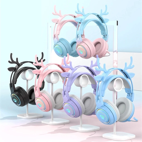 Interchangeable Deer Antler & Neko Headset