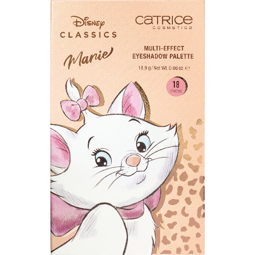 Catrice Disney Classics Marie Multi-Effect Eyeshadow Palette, Nr. 010 Je Suis Marie, mehrfarbig, 18 Farben, langanhaltend (18,9g)