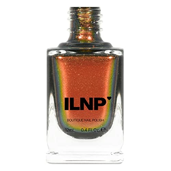 ILNP Abundance - Red, Orange, Bronze, Gold Ultra Chrome Color Shifting Nail Polish