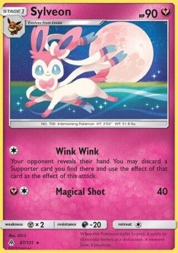 Sylveon 87/131 Rare Pokemon Card (Forbidden Light)  | eBay