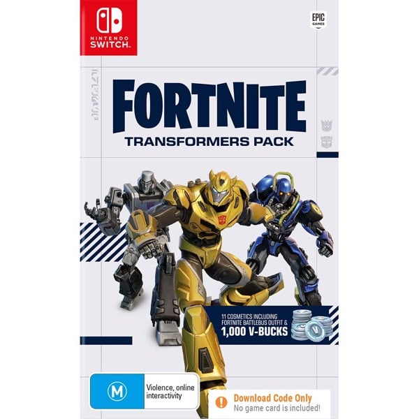 Fortnite - Transformers Pack (Code-In-A-Box) - Nintendo Switch - EB Games Australia