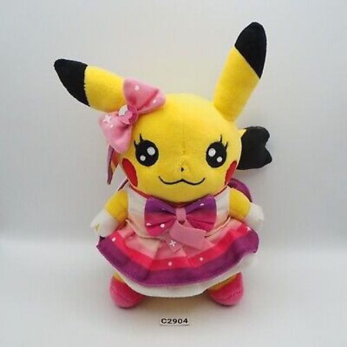Pikachu Idol Pop Star C2904 Cosplay Pokemon Center 2014 Plush 8" Toy Doll Japan  | eBay