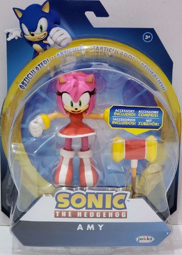 Jakks Pacific Sonic the Hedgehog: Amy Rose 4" Action Figure - NEW