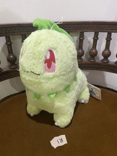 Chikorita Pokemon Banpresto Bandai Spirits UFO Japan Fuzzy 10” Plush pokedoll