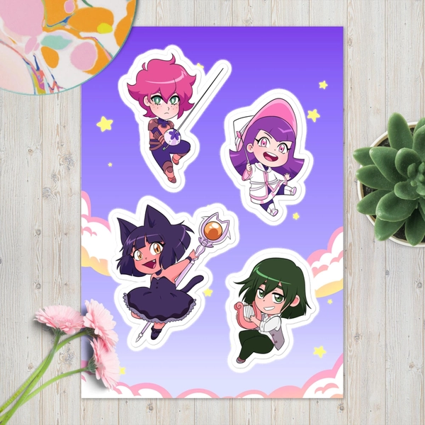 High Guardian Spice Sticker Sheet #2 (Snapdragon, Amaryllis, Olive, Slime Boy)