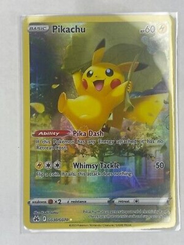 Pokemon tcg Pikachu GG30/GG70 Crown Zenith  | eBay