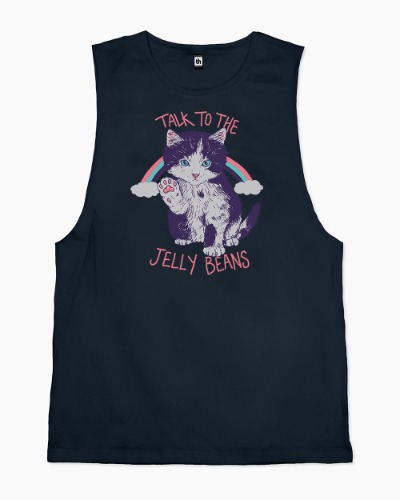Talk to the Jelly Beans Tank | Men's / Navy / XL