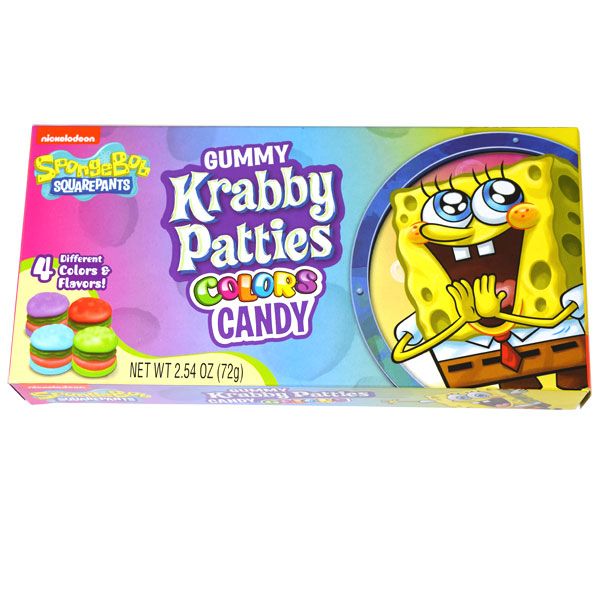 Spongebob Squarepants Gummy Krabby Patties Colors 2.54oz (72g) | Default Title